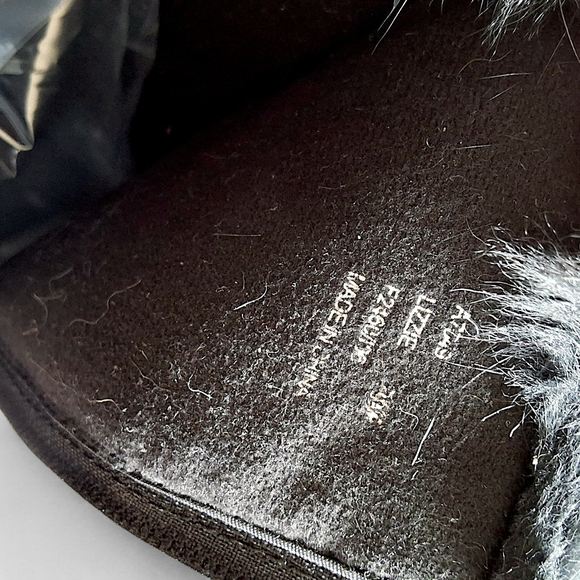 Coach Lizzie Signature Faux Fur Winter Boots Black Size 9 EUC - Picture 12 of 15